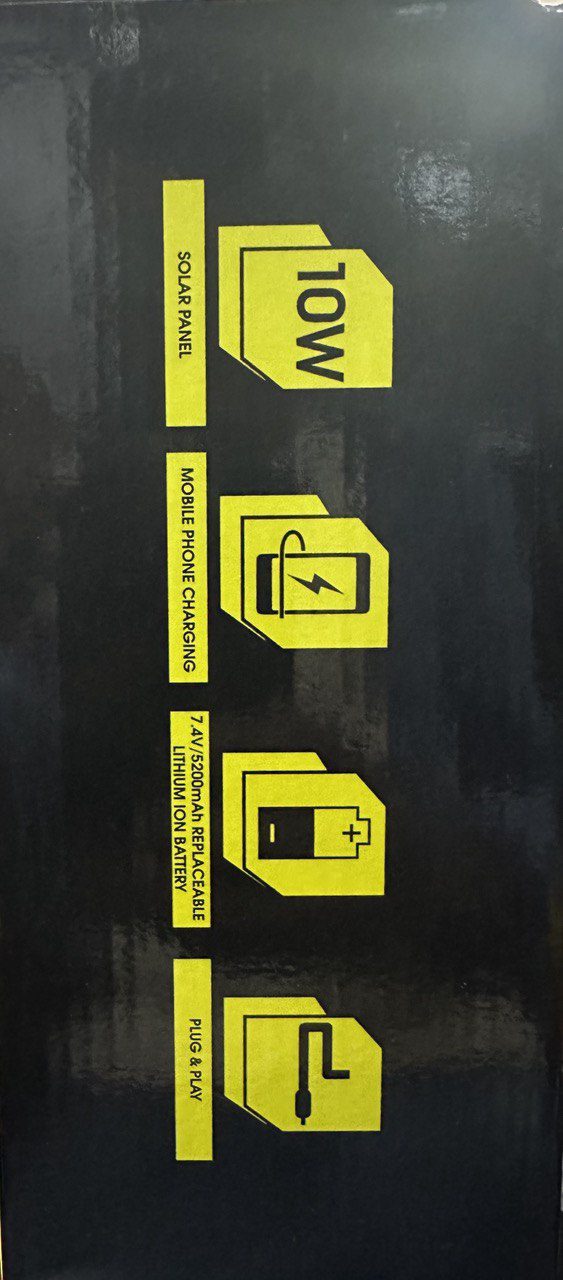UNIVERSAL 10W Solar Kit with 4-Piece LED Lights (Model UN-7R52S) - Image 3